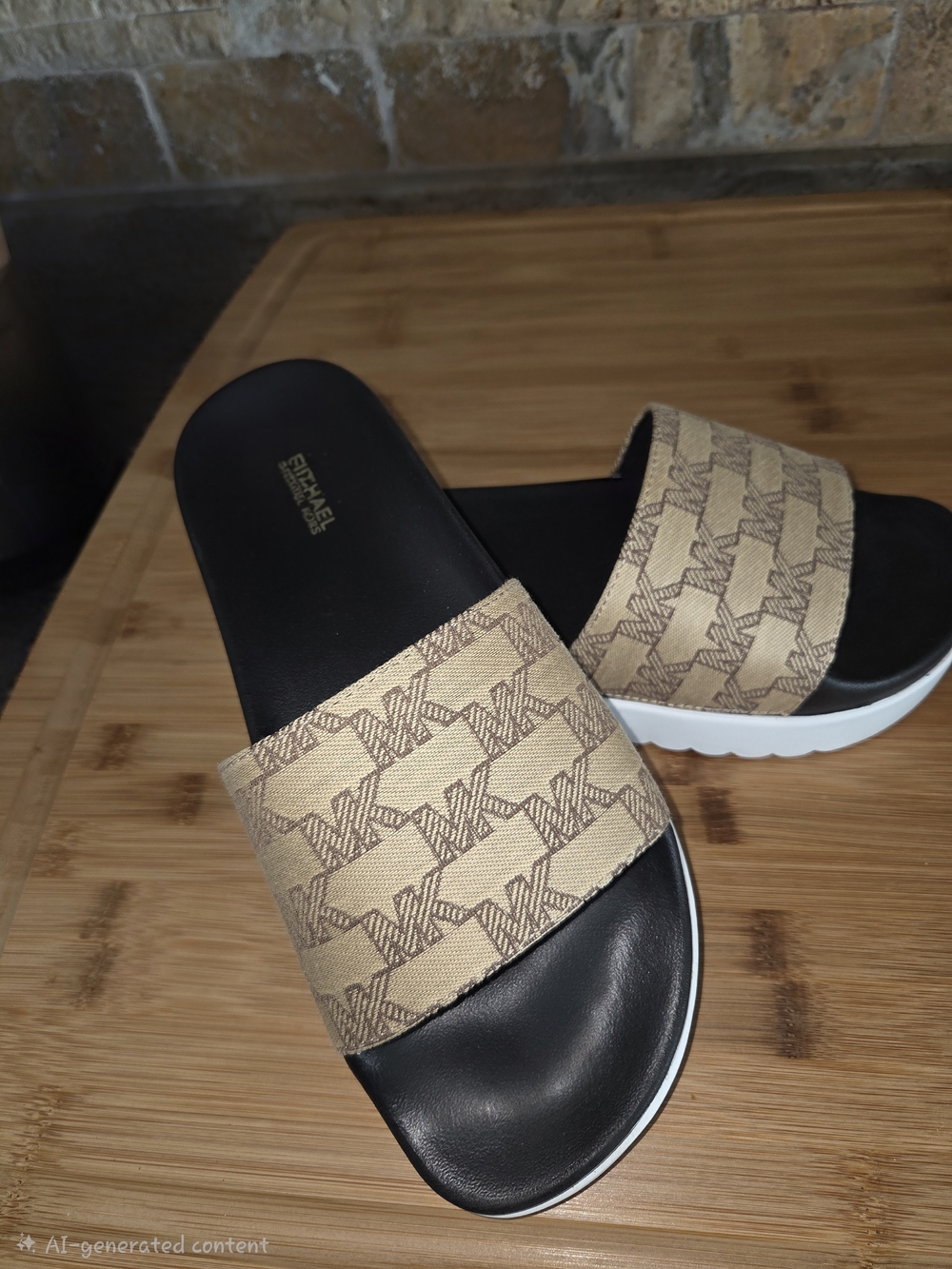 Michael Kors Black Embossed Logo Detail